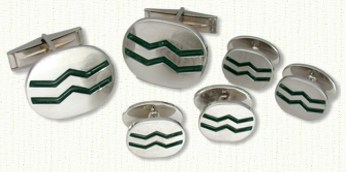 Enameled Cufflinks