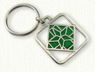 Enameled Keytag