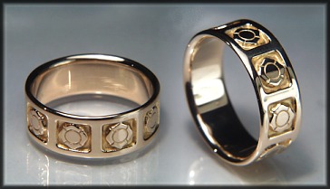 Fire Fighters Emblem ring in 14ky